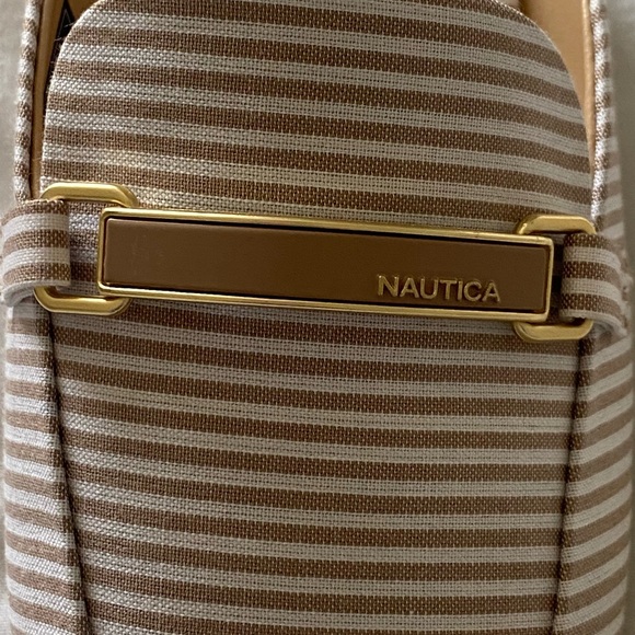 Nautica Labella Tan and White Striped Mule US Women's Size 7.5 New - Picture 8 of 15